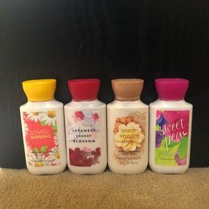 Brand New Bath and Boy works lotions